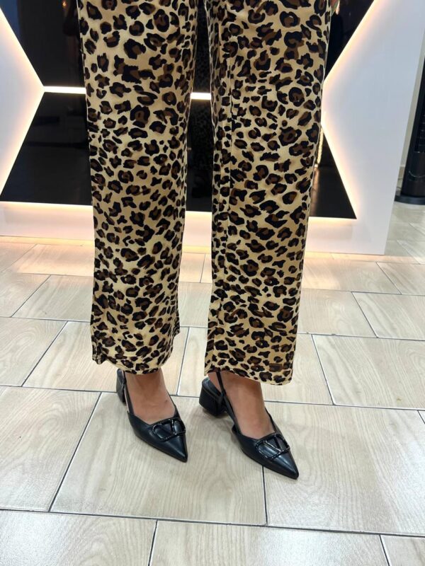 PANTALON LEOPARD PALAZZO - Imagen 3