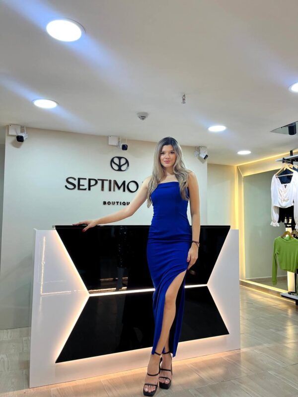 Vestido Largo Strapless Maxi Dress - Imagen 2