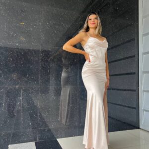 Vestido largo corte Sirena