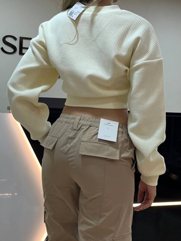 Pantalon de tela cargo parachute - Imagen 4