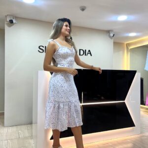 Vestido de tirantes floral Ditsy