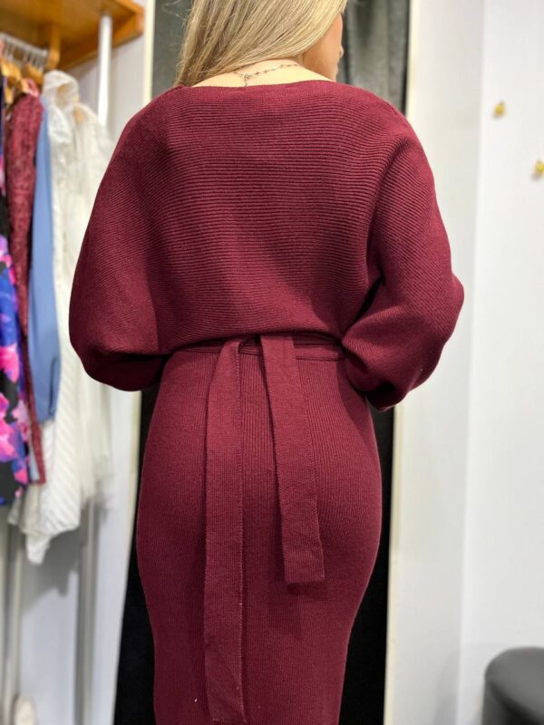 Vestido Manga Larga Estilo Sueter - Imagen 3