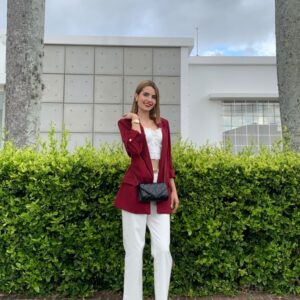 Blazer enrollado oversize