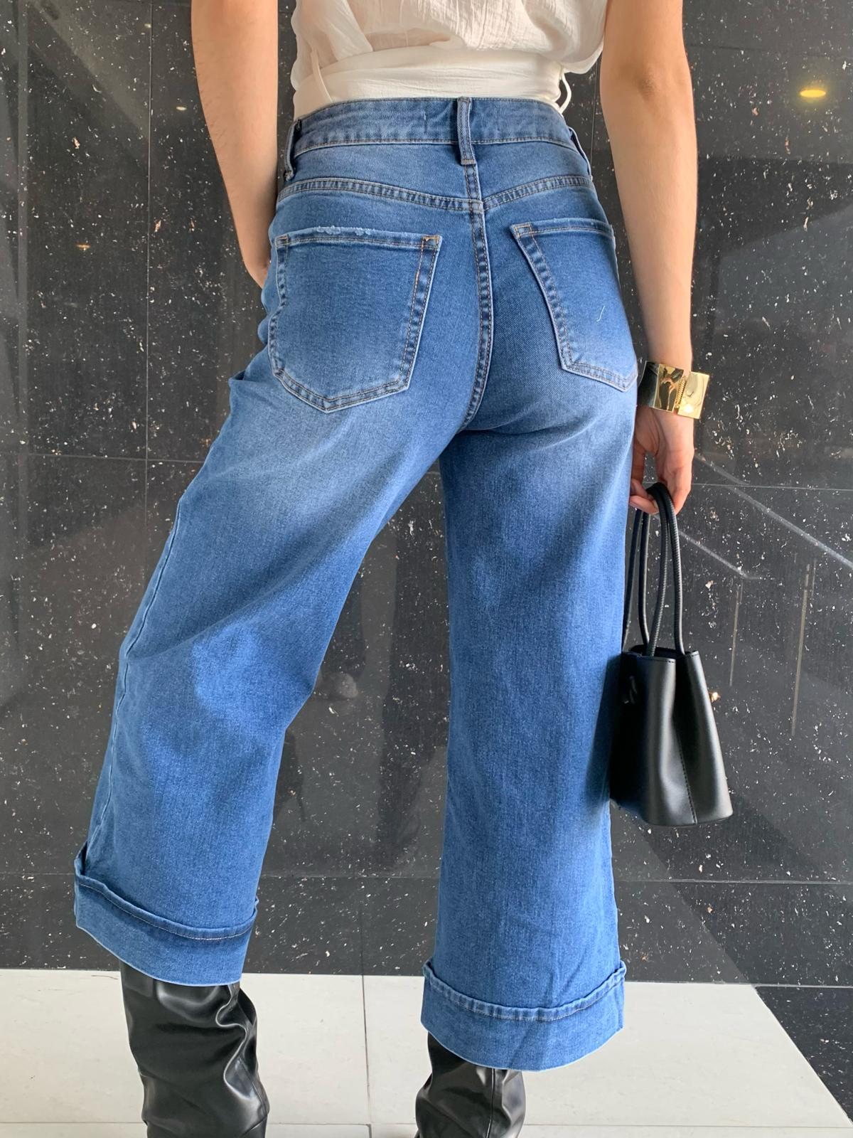 Blue jean midi recto - Imagen 2