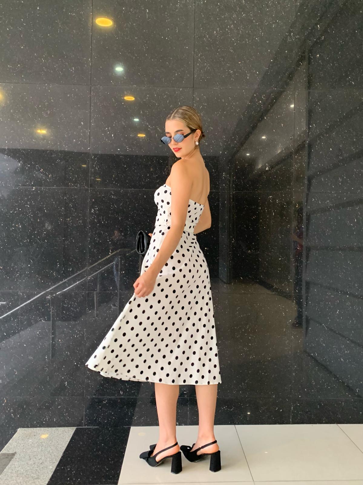 Vestido midi con cinturon sin mangas - Imagen 2